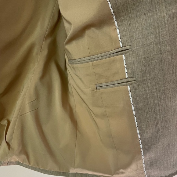 TWINHILL Classic Tan Blazer Size 4 - Picture 4 of 7